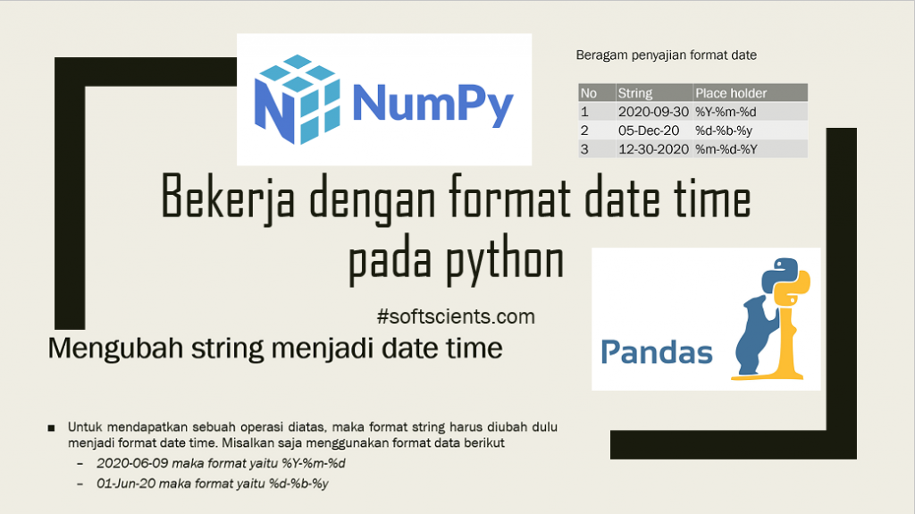#Video Tutorial - Belajar Python Bagian 4 - Softscients