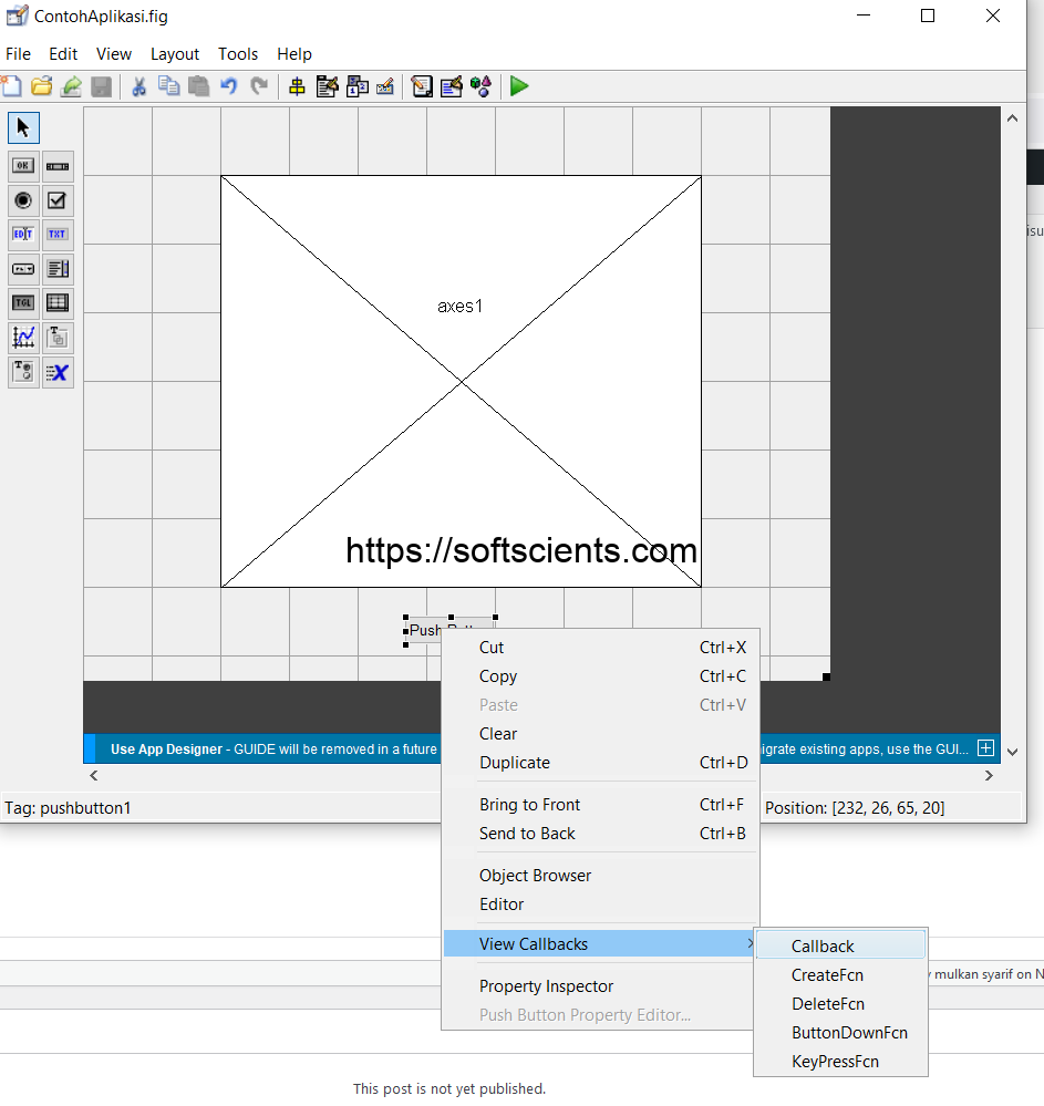 Cara Membuat Aplikasi GUI di Matlab - Softscients