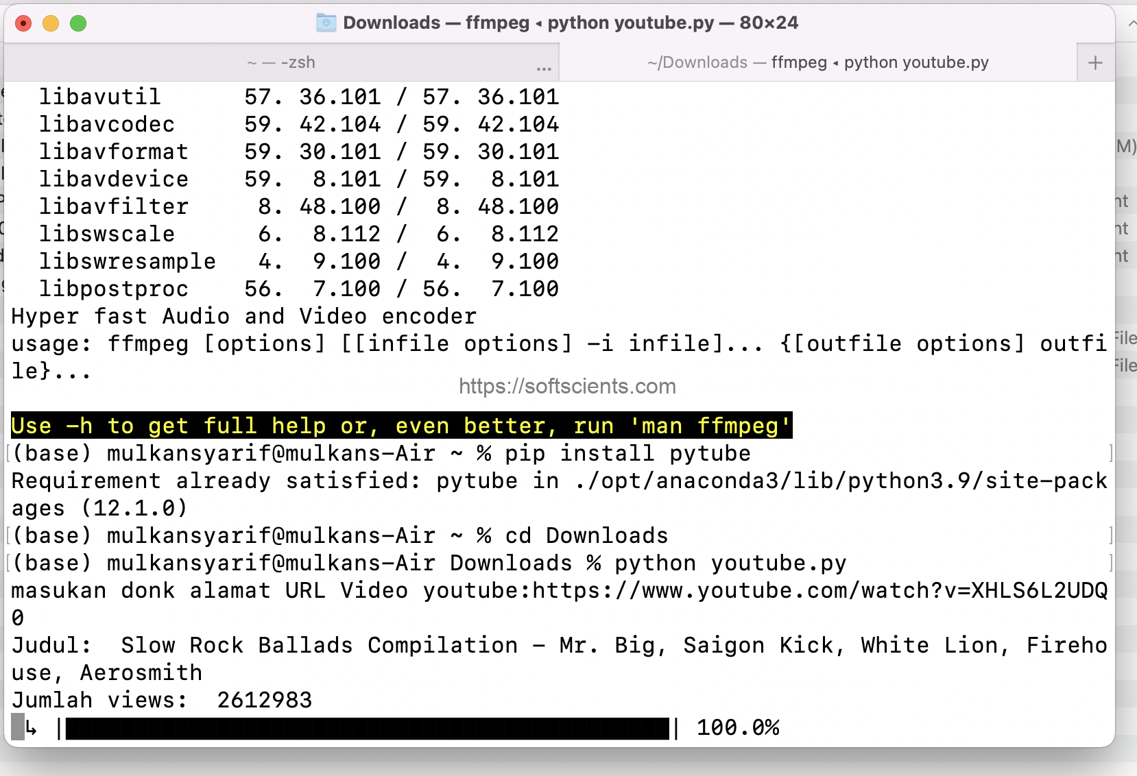 Mengenal FFMPEG Library Multimedia - Softscients